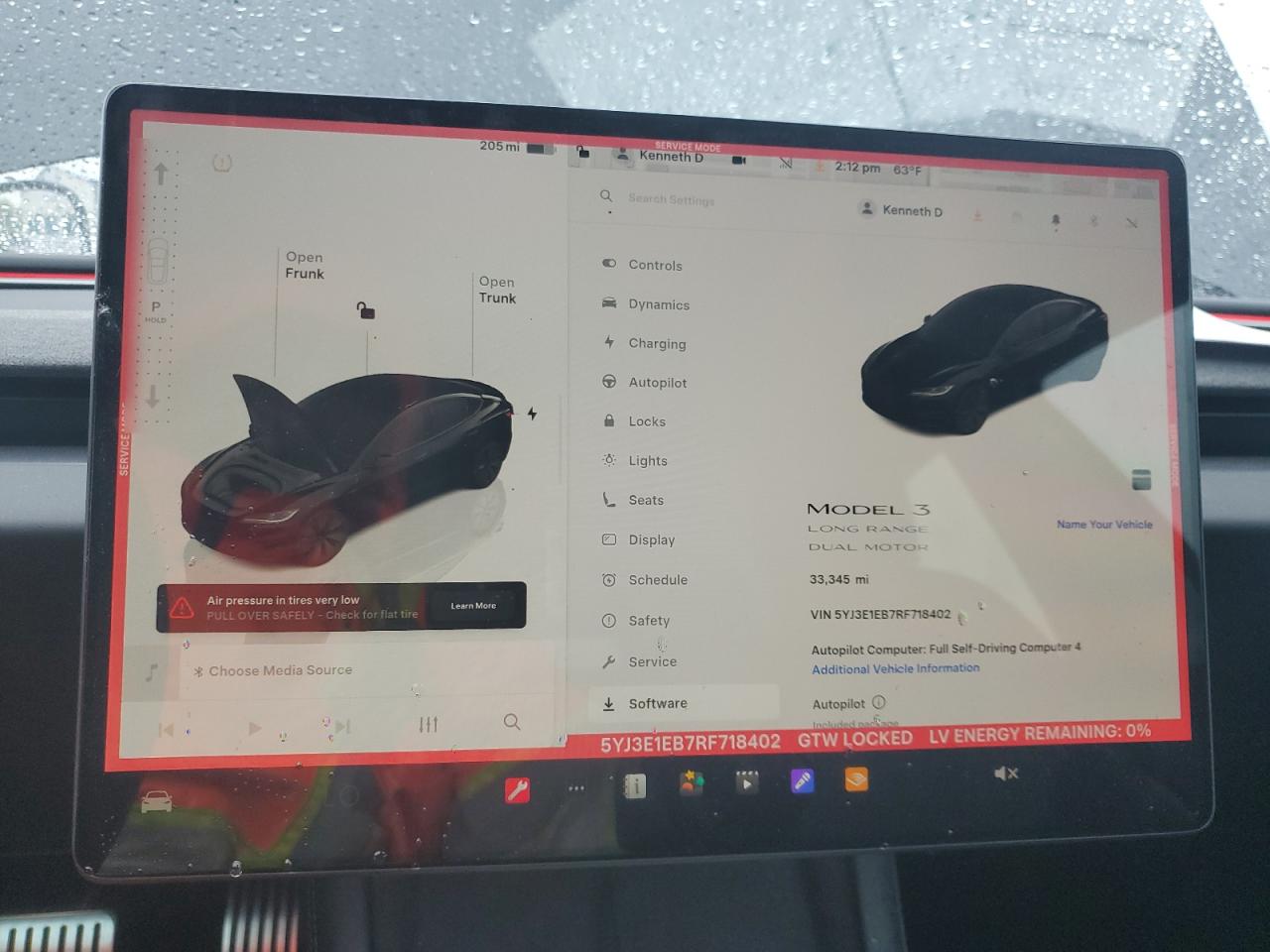 2024 Tesla Model 3 VIN: 5YJ3E1EB7RF718402 Lot: 92610555