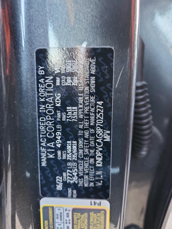 2023 Kia Sportage Ex VIN: KNDPVCAG8P7025274 Lot: 93754215