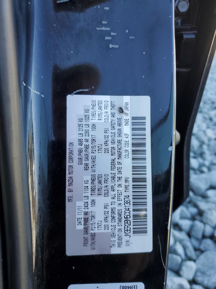 2012 Mazda Cx-7 VIN: JM3ER2BM5C0413874 Lot: 91274425