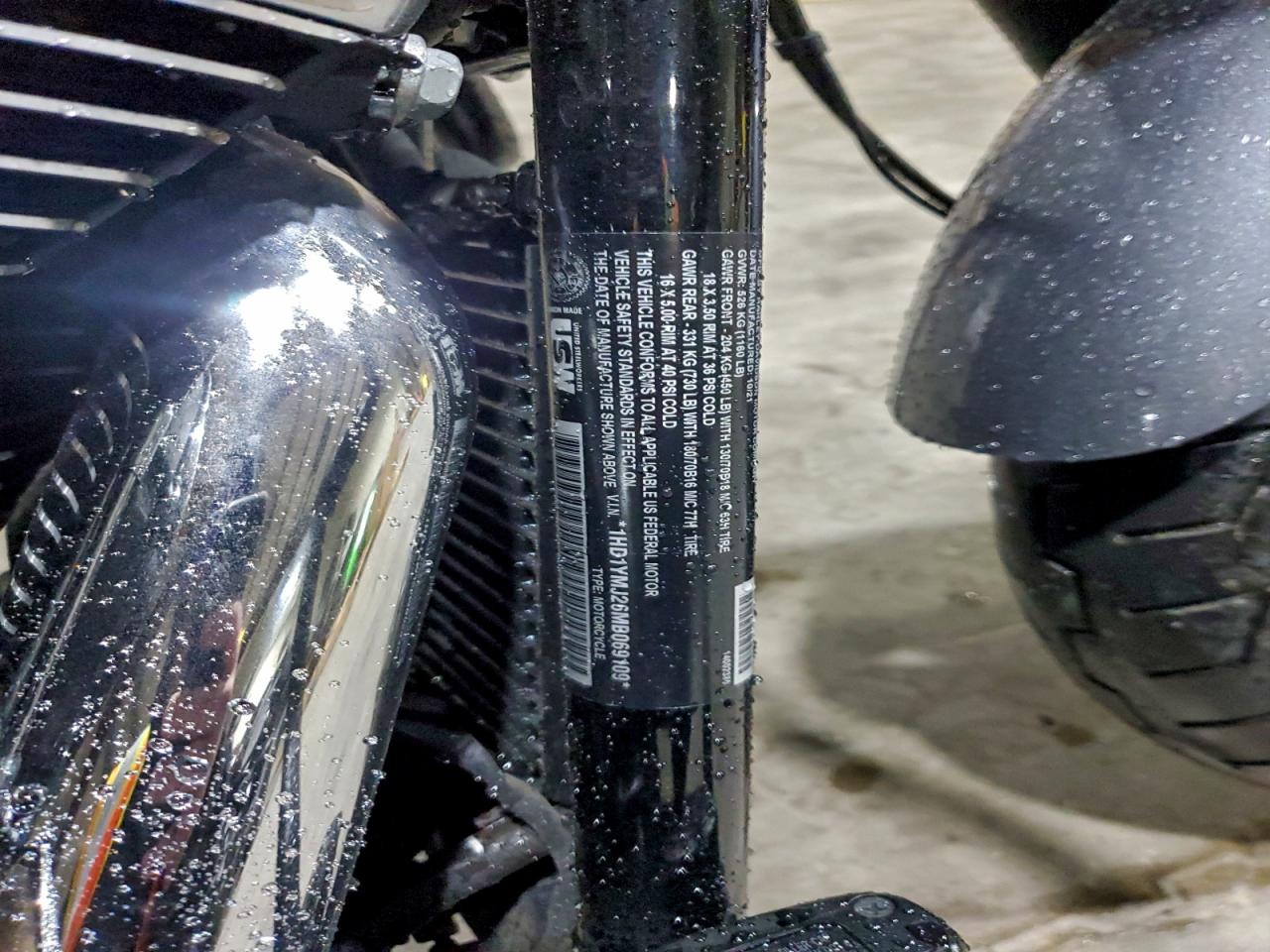 2021 Harley-Davidson Flsb VIN: 1HD1YMJ26MB069109 Lot: 94581345