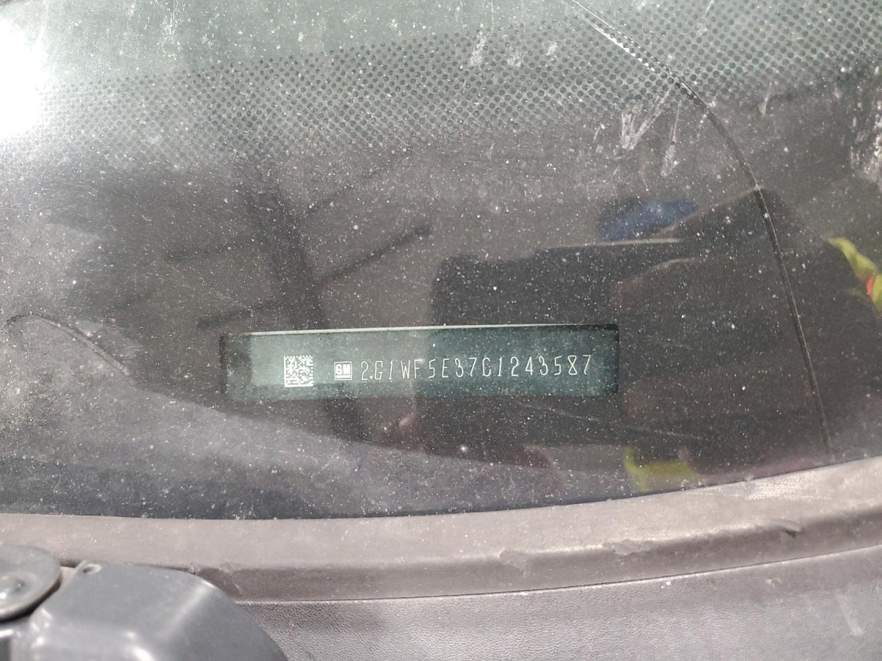 2012 Chevrolet Impala Ls VIN: 2G1WF5E37C1243587 Lot: 92680145