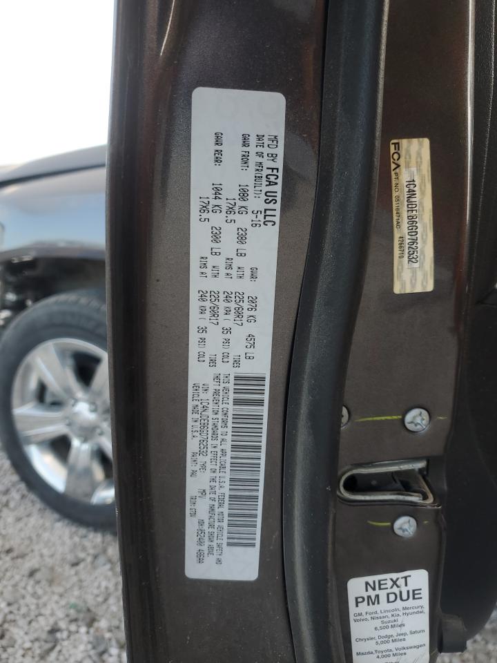 2016 Jeep Compass Latitude VIN: 1C4NJDEB6GD762532 Lot: 92049595