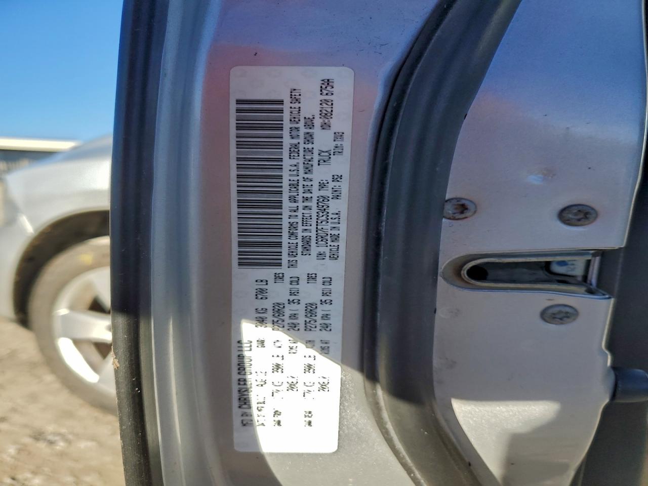 2012 Dodge Ram 1500 St VIN: 1C6RD7FT5CS349760 Lot: 94545775