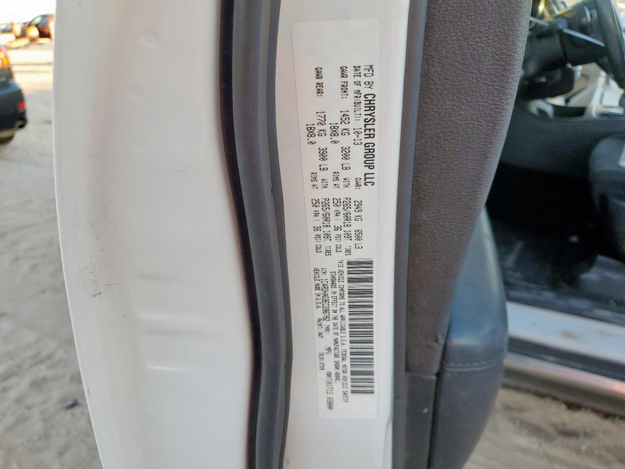 2014 Dodge Durango Sxt VIN: 1C4RDHAG9EC286782 Lot: 92207145