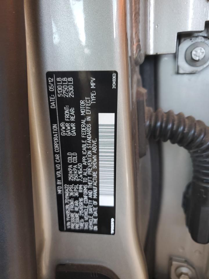 2013 Volvo Xc70 3.2 VIN: YV4952BL7D1146422 Lot: 91530925