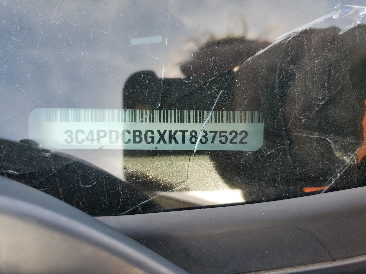 2019 Dodge Journey Se VIN: 3C4PDCBGXKT837522 Lot: 90827115