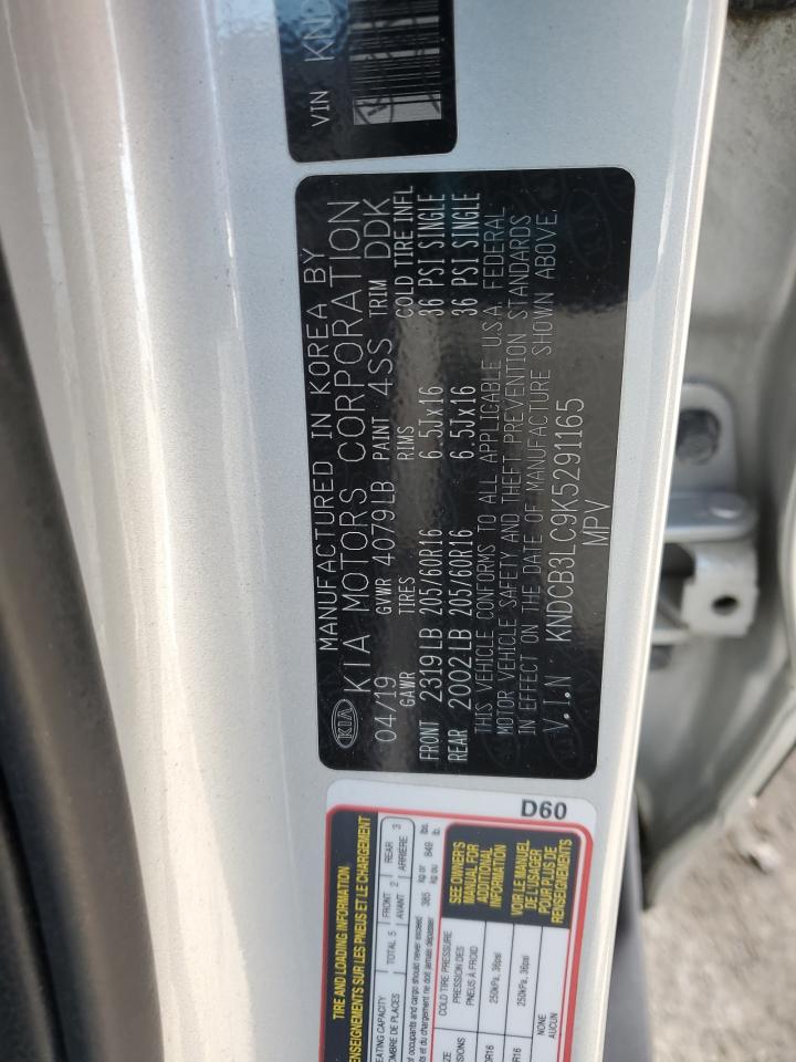 2019 Kia Niro Fe VIN: KNDCB3LC9K5291165 Lot: 92448005