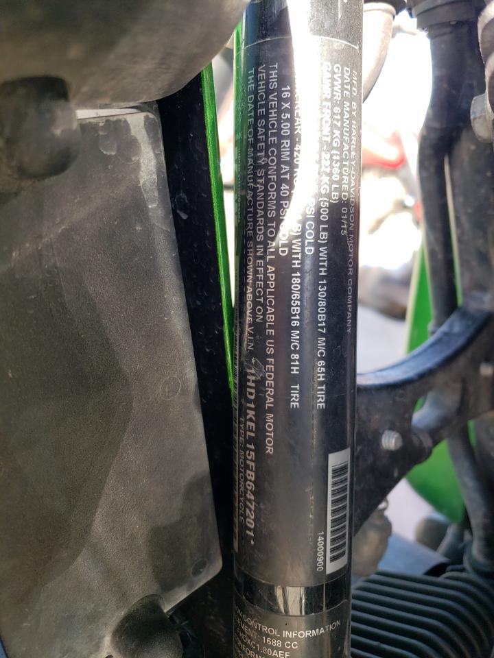 2015 Harley-Davidson Flhtk Ultra Limited VIN: 1HD1KEL15FB647201 Lot: 92432245