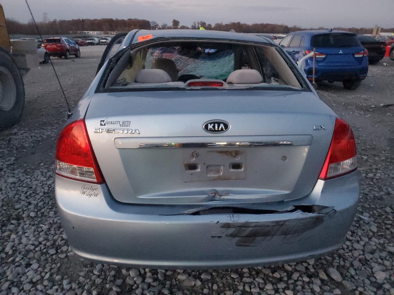 2007 Kia Spectra Ex VIN: KNAFE121575469540 Lot: 91189785