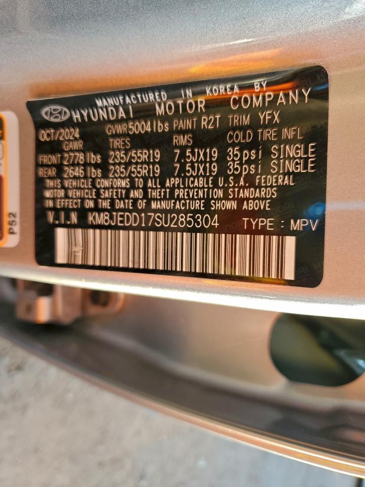 2025 Hyundai Tucson Limited VIN: KM8JEDD17SU285304 Lot: 94564755