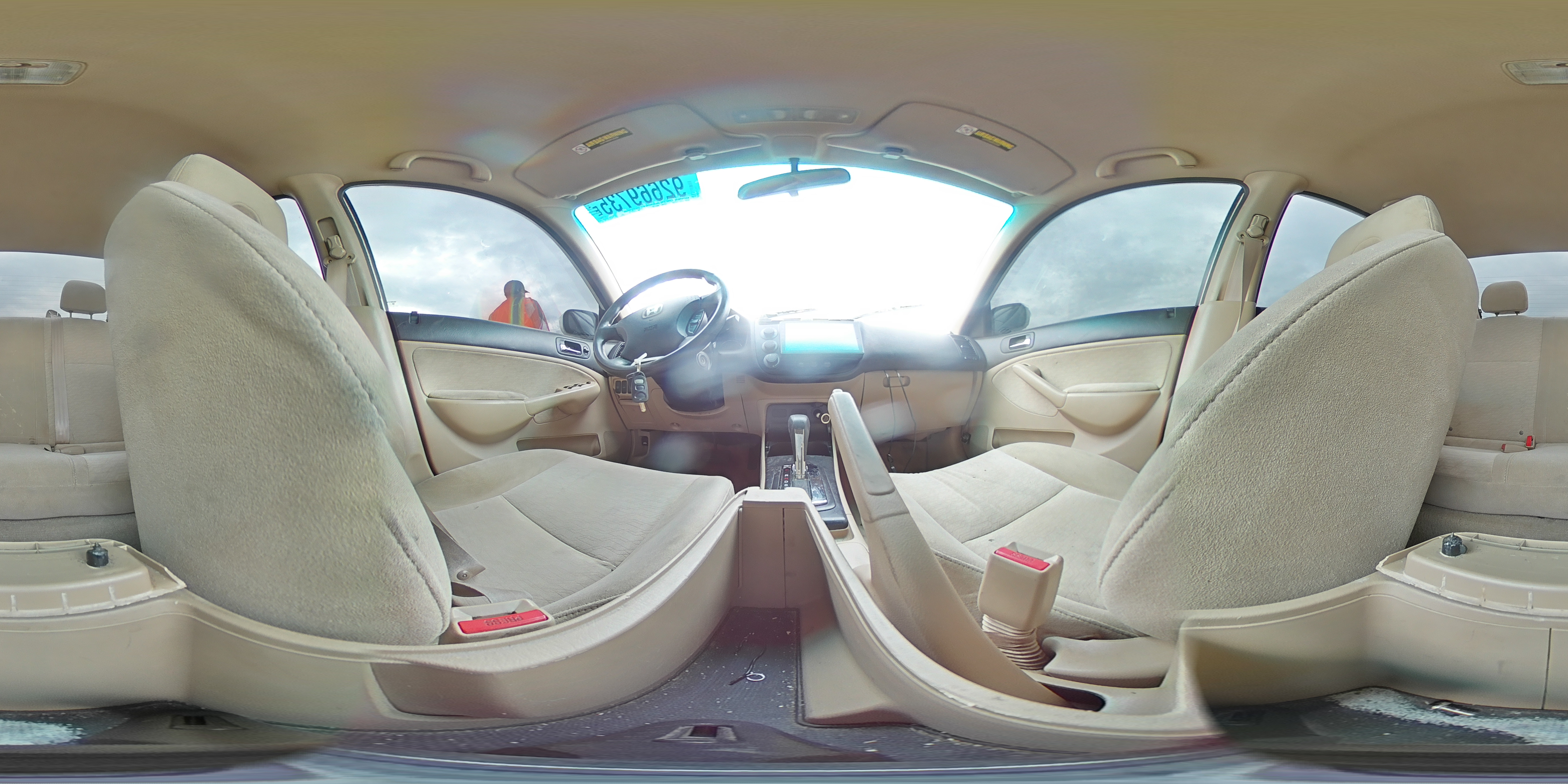 2004 Honda Civic Hybrid VIN: JHMES96654S004411 Lot: 92669735