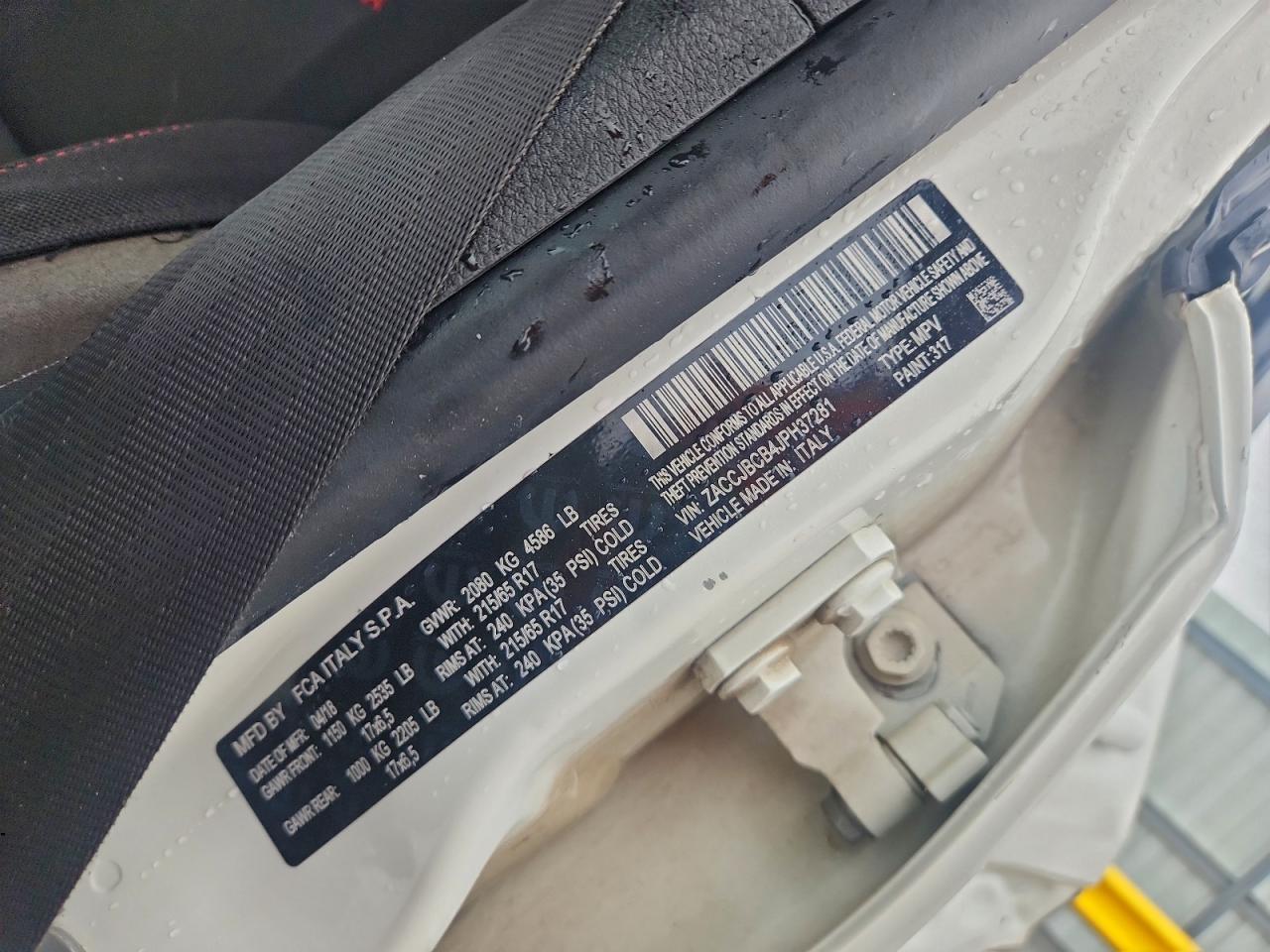 2018 Jeep Renegade Trailhawk VIN: ZACCJBCB4JPH37281 Lot: 94312415