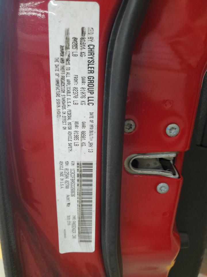 2013 Dodge Dart Sxt VIN: 1C3CDFBA5DD268636 Lot: 91779415