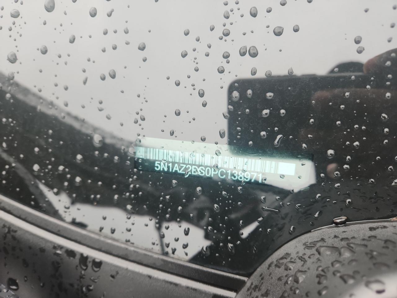 2023 Nissan Murano Sv VIN: 5N1AZ2BS0PC138971 Lot: 93324185