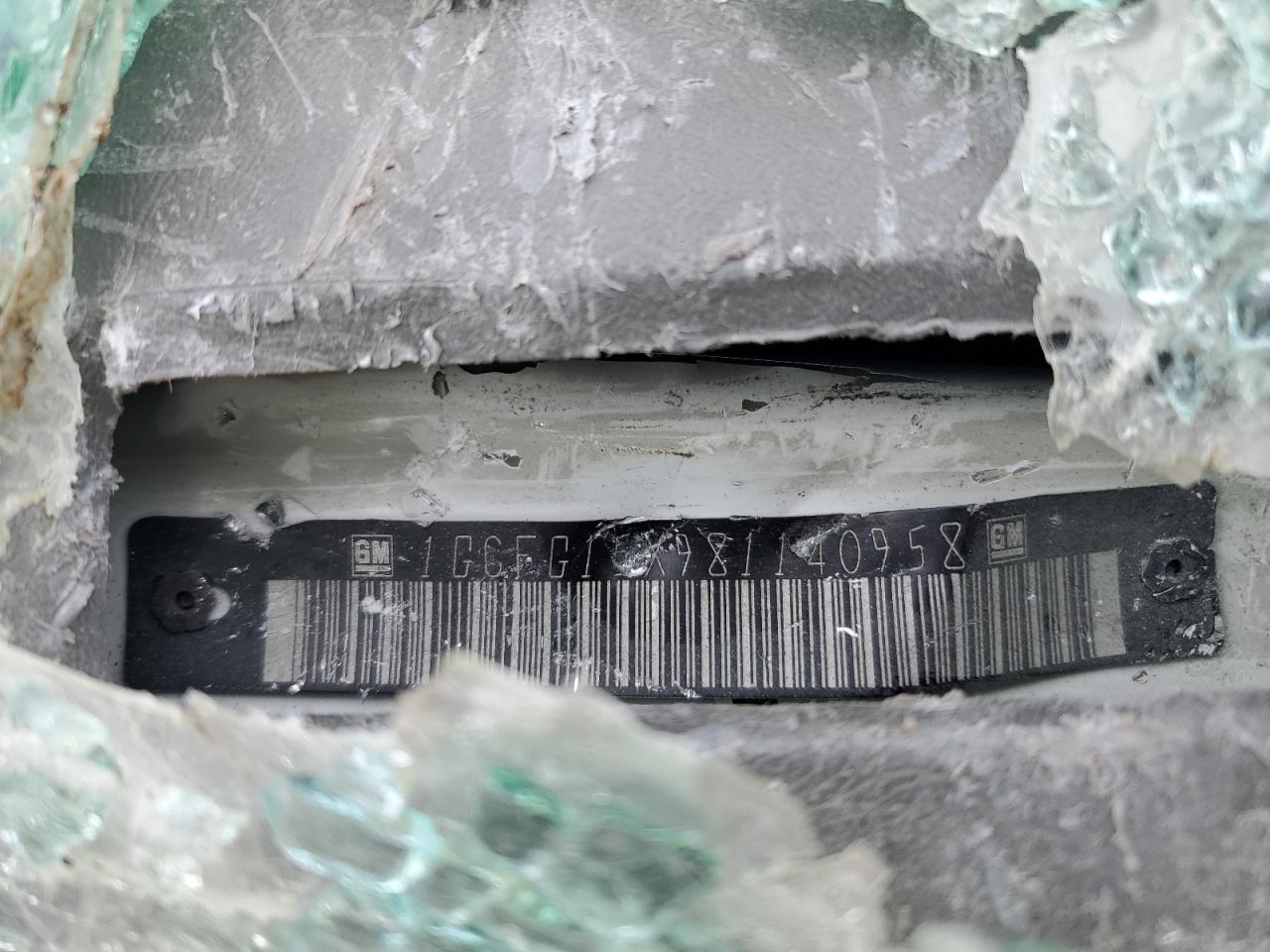 2008 Chevrolet Express G1500 VIN: 1GCFG15X981140958 Lot: 93130615