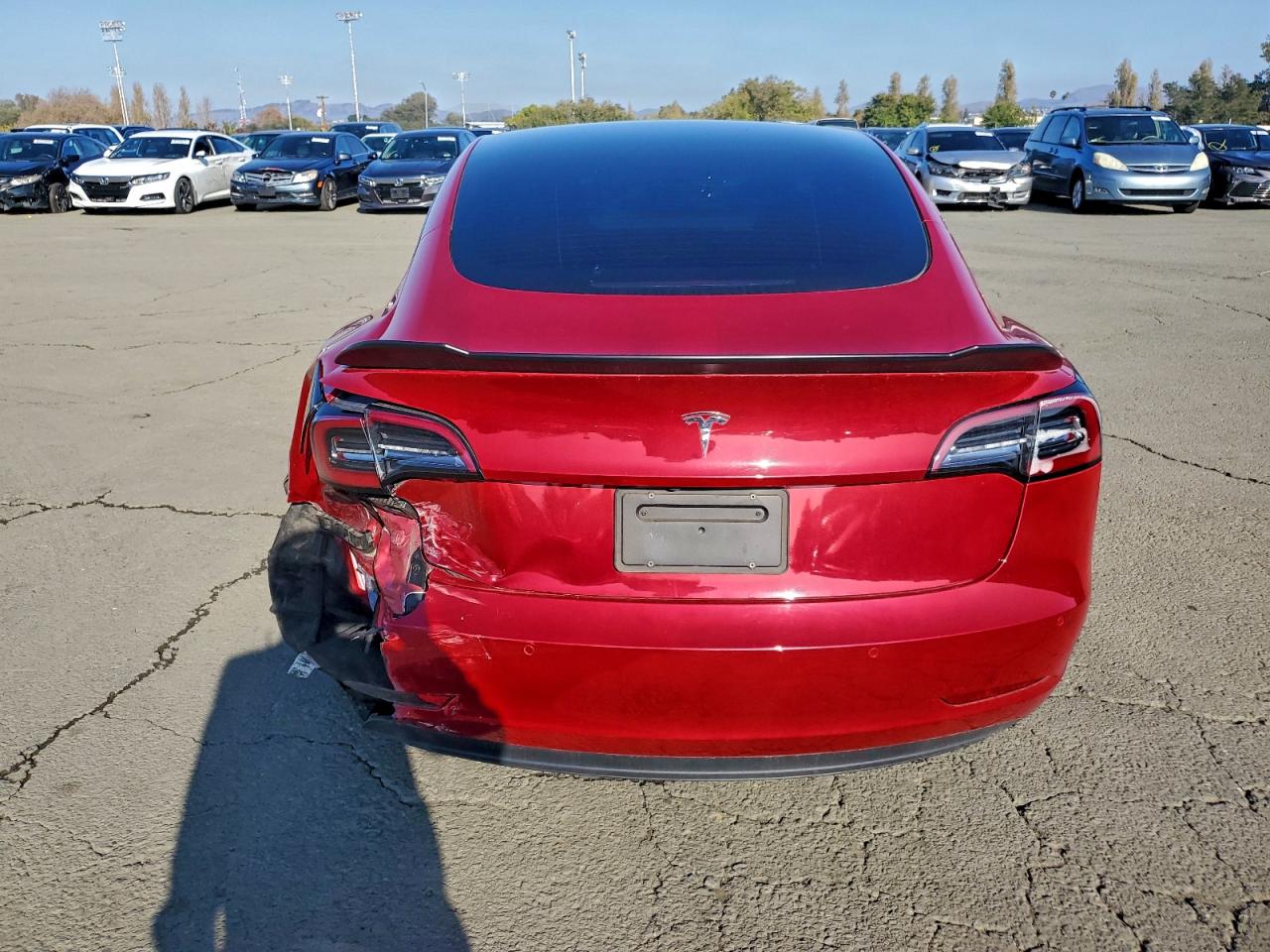 2021 Tesla Model 3 VIN: 5YJ3E1EA7MF077185 Lot: 93911365