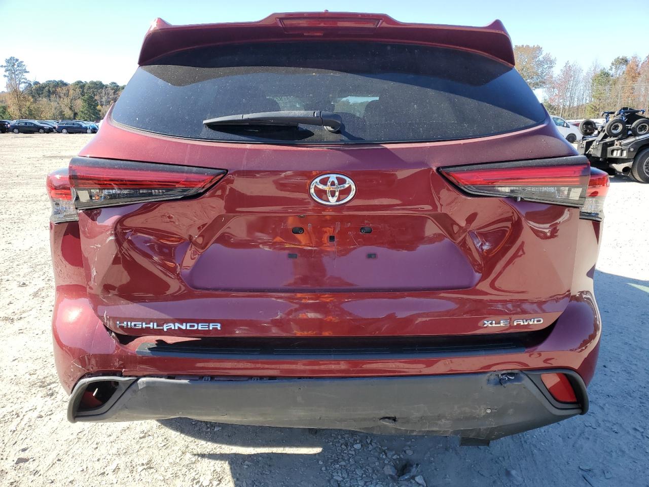 2022 Toyota Highlander Xle VIN: 5TDGZRBH3NS567416 Lot: 92380435