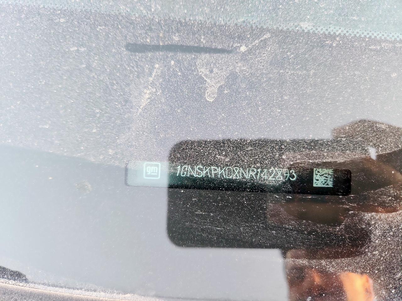 2022 Chevrolet Tahoe K1500 Z71 VIN: 1GNSKPKD8NR142893 Lot: 91699925