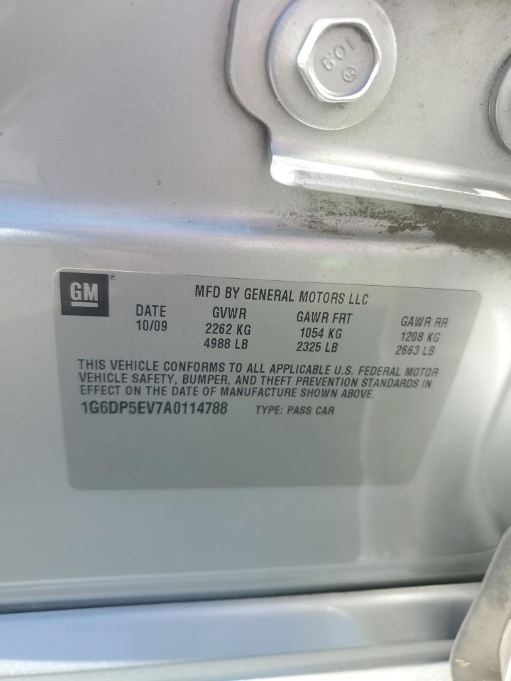 2010 Cadillac Cts Premium Collection VIN: 1G6DP5EV7A0114788 Lot: 91418375