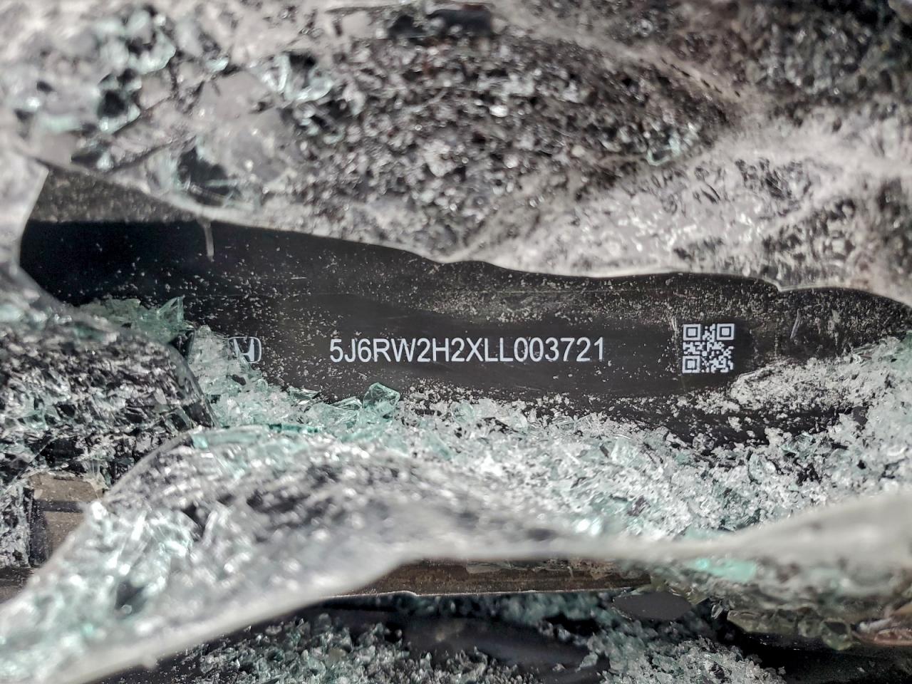 2020 Honda Cr-V Lx VIN: 5J6RW2H2XLL003721 Lot: 92481075