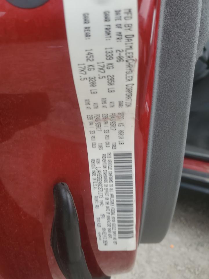 2006 Jeep Grand Cherokee Limited VIN: 1J4HS58206C271173 Lot: 93824345