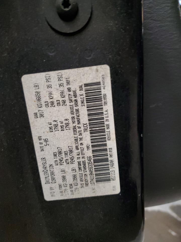 2005 Dodge Ram 1500 St VIN: 1D7HU18N05S335466 Lot: 92594575