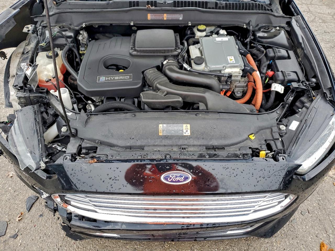 2016 Ford Fusion Titanium Hev VIN: 3FA6P0RU2GR141969 Lot: 93030915
