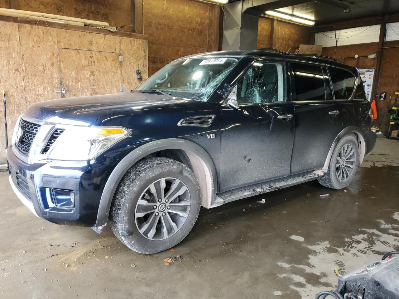 2018 Nissan Armada Sv VIN: JN8AY2NC9J9550214 Lot: 92913035