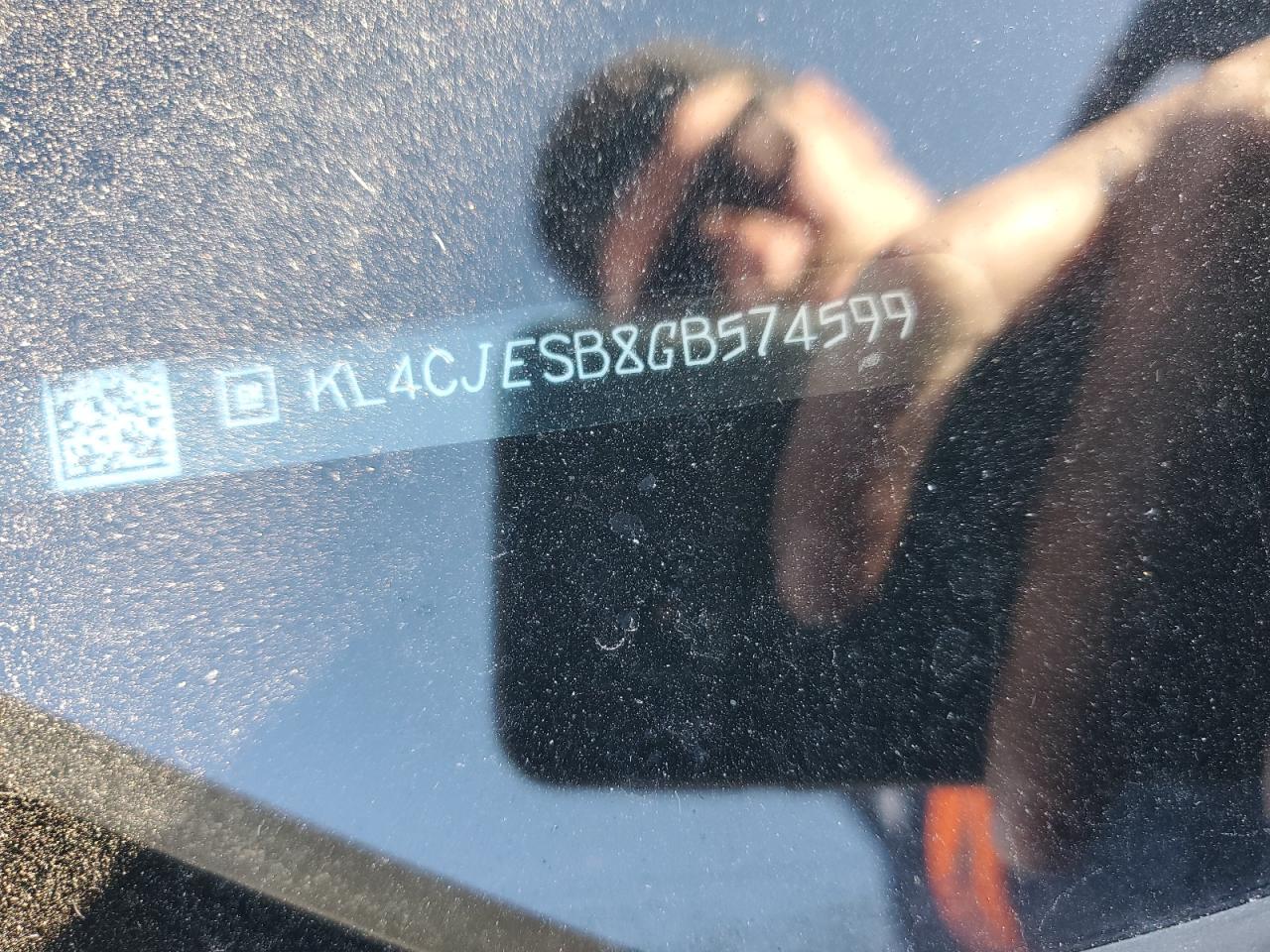 2016 Buick Encore VIN: KL4CJESB8GB574599 Lot: 92646705