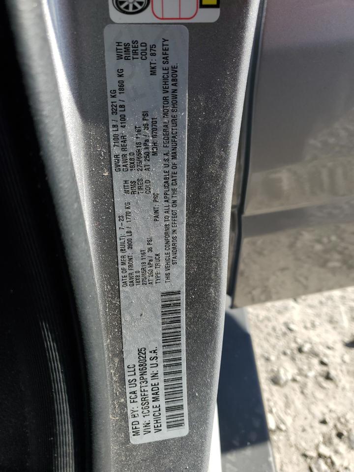 2023 Ram 1500 Big Horn/Lone Star VIN: 1C6SRFFT3PN680225 Lot: 92443185