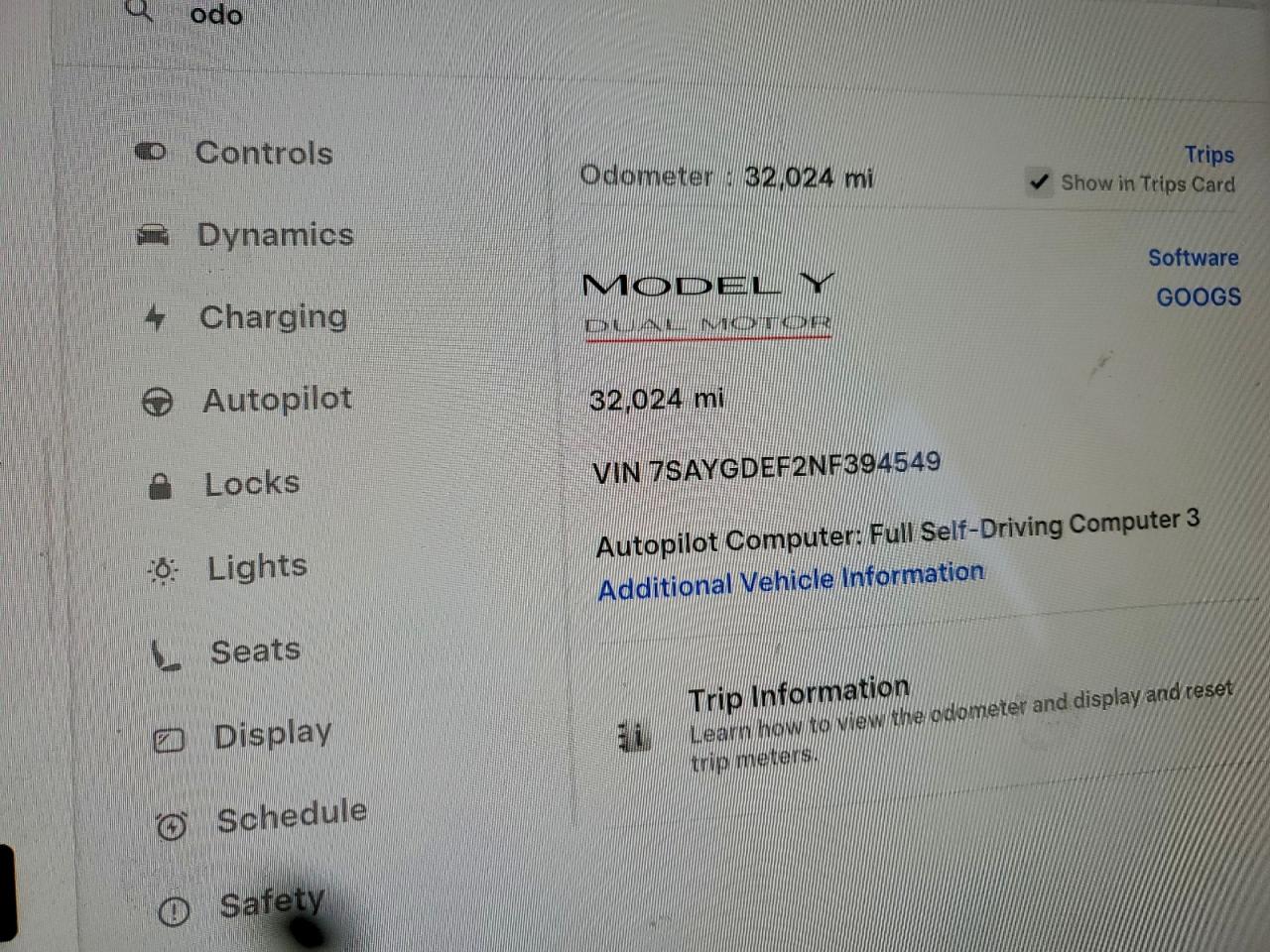 2022 Tesla Model Y VIN: 7SAYGDEF2NF394549 Lot: 94344495