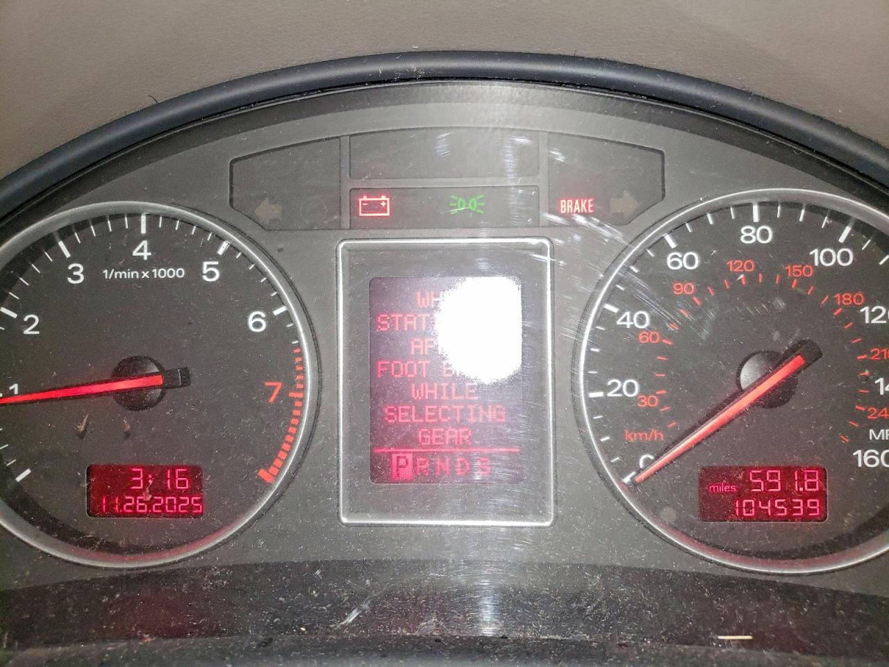 2003 Audi A4 3.0 Quattro VIN: WAULT68E33A184627 Lot: 94496555