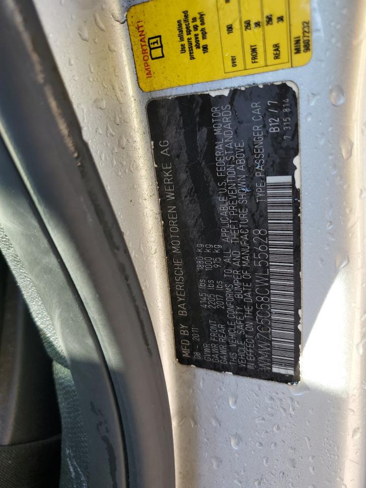 2012 Mini Cooper S Countryman VIN: WMWZC5C58CWL55628 Lot: 93495365