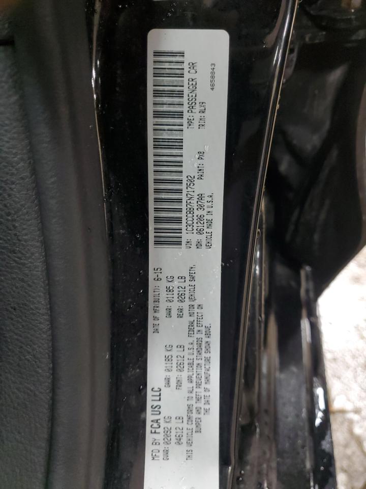 2015 Chrysler 200 S VIN: 1C3CCCBB7FN717502 Lot: 91315025