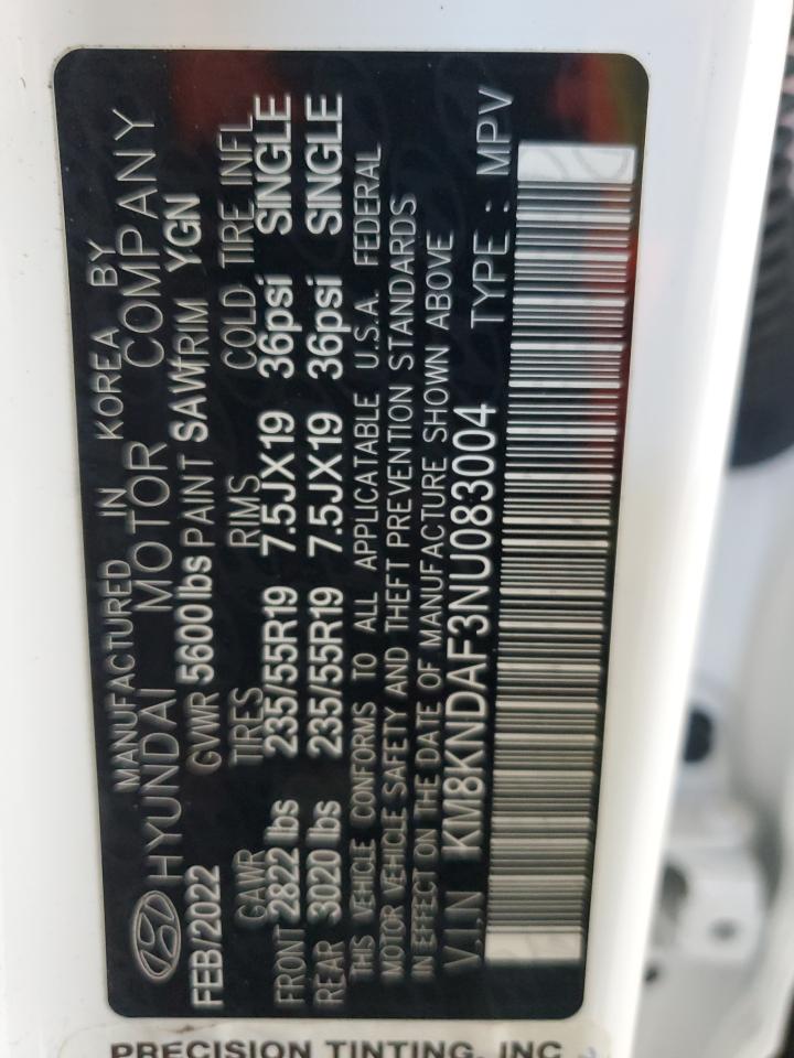 2022 Hyundai Ioniq 5 Sel VIN: KM8KNDAF3NU083004 Lot: 91797945