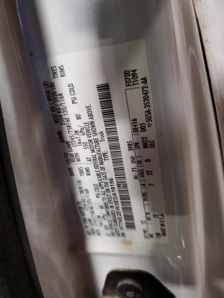 2014 Ford Econoline E250 Van VIN: 1FTNE2EW3EDA19156 Lot: 93523595