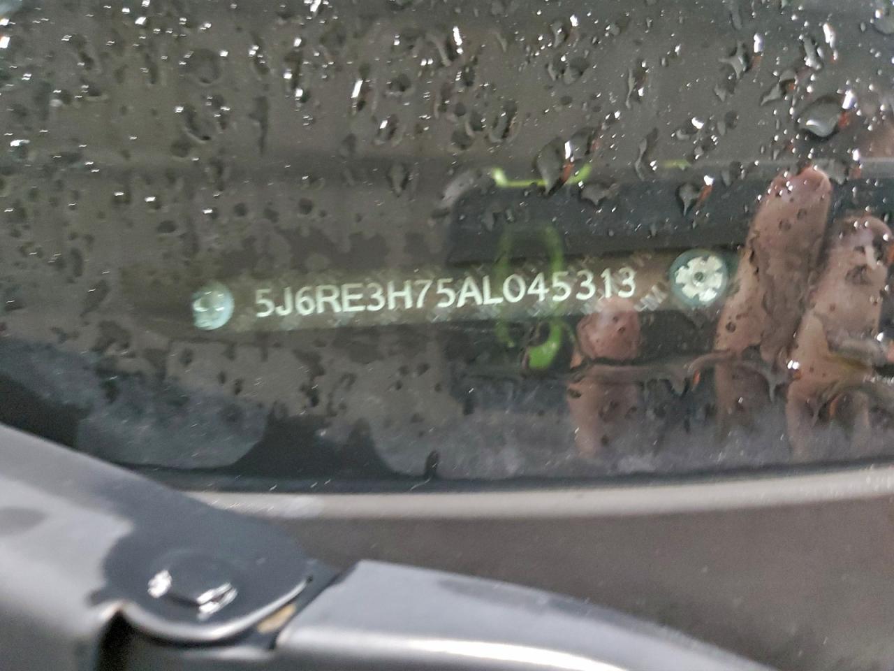 2010 Honda Cr-V Exl VIN: 5J6RE3H75AL045313 Lot: 94323295