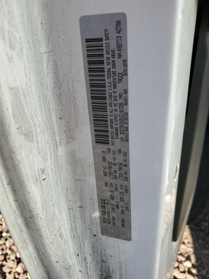 2020 Ram Promaster 2500 Delivery Van VIN: 3C6TRVDG5LE101335 Lot: 91636475