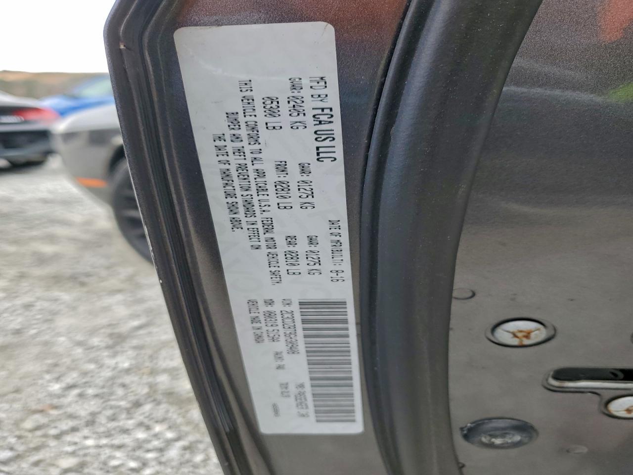 2016 Dodge Challenger R/T VIN: 2C3CDZBT9GH309408 Lot: 93845855