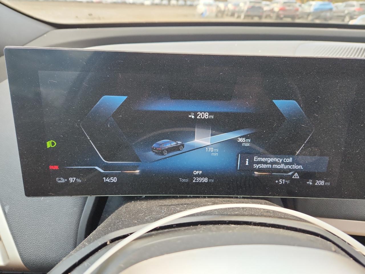 2023 BMW Ix xDrive50 VIN: WB523CF00PCM73863 Lot: 91421265