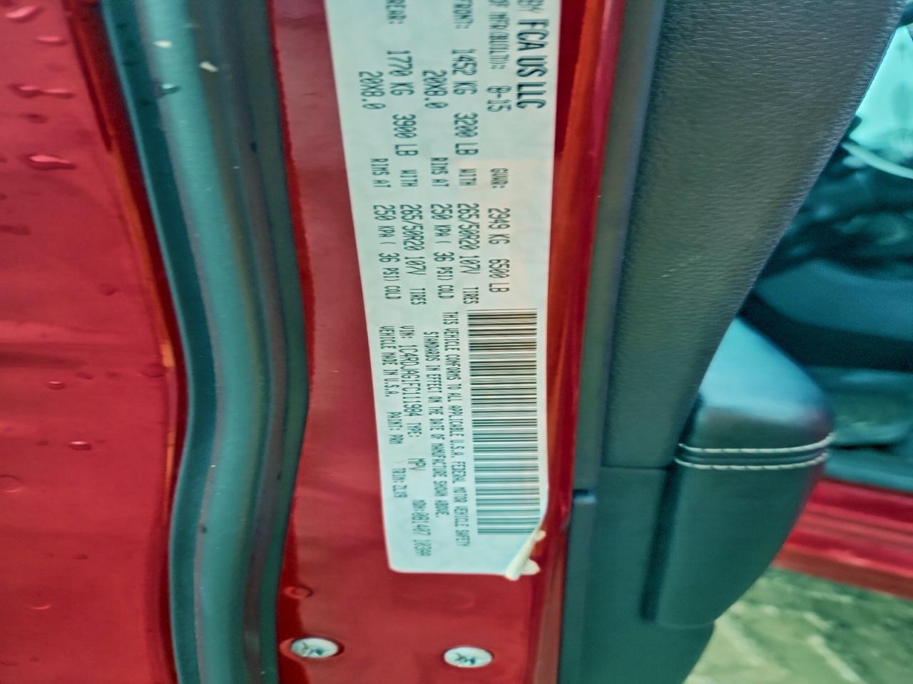 2015 Dodge Durango Sxt VIN: 1C4RDJAG1FC111984 Lot: 92764305