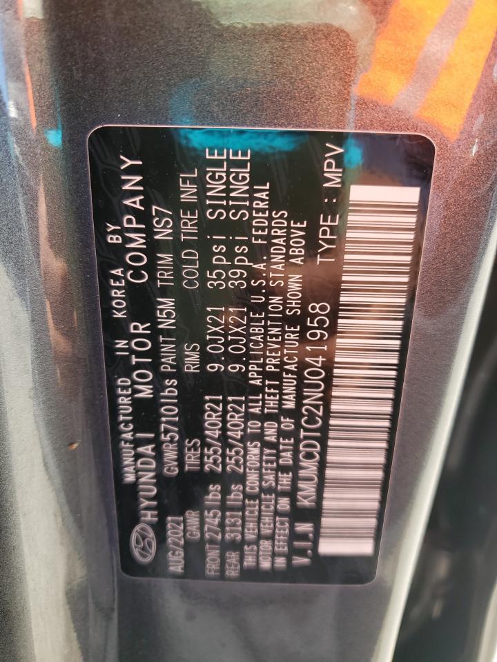 2022 Genesis Gv70 Base VIN: KMUMCDTC2NU041958 Lot: 92399685