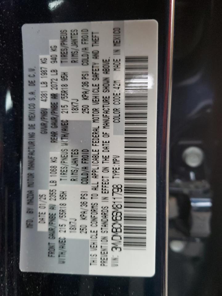 2025 Mazda Cx-30 Preferred VIN: 3MVDMBCM6SM811798 Lot: 91248025