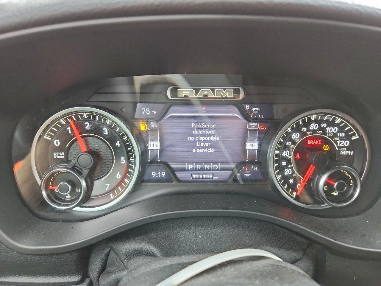 2019 Ram 1500 Big Horn/Lone Star VIN: 1C6RREFT5KN590284 Lot: 93760025