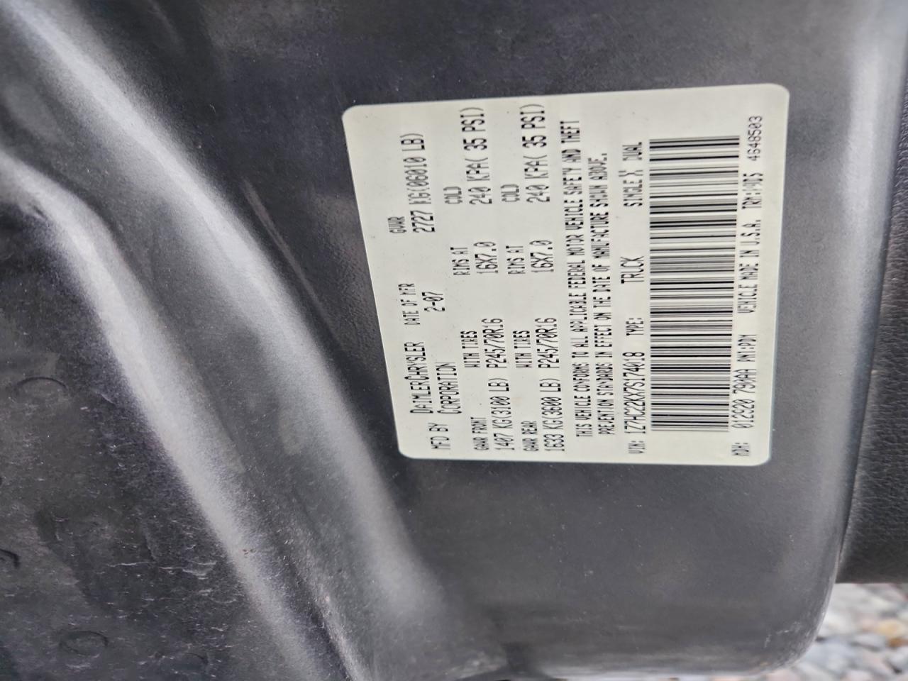 2008 Mitsubishi Raider Ls VIN: 1Z7HC28K88S619588 Lot: 94225635