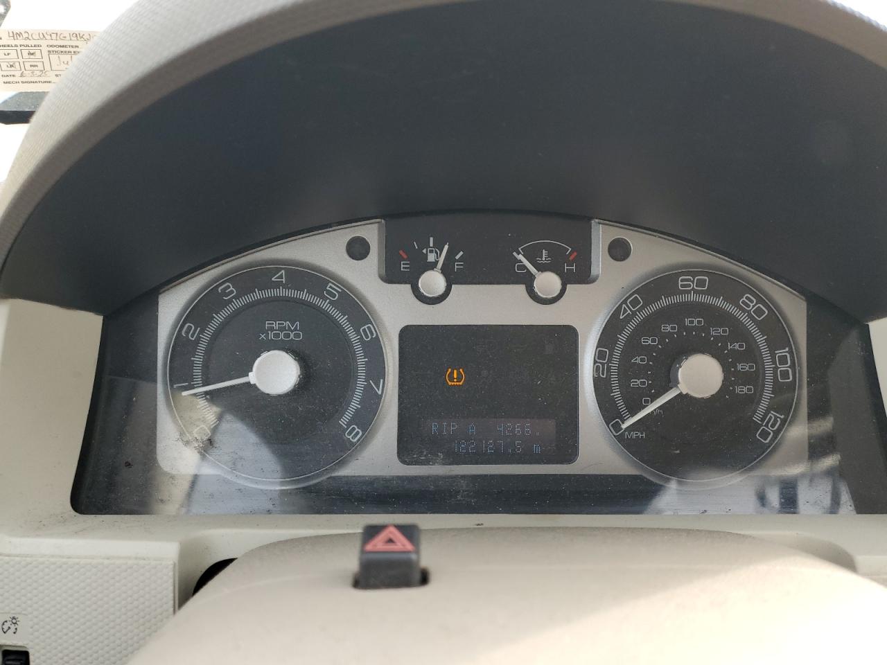 2009 Mercury Mariner Premier VIN: 4M2CU97G19KJ01228 Lot: 92411535