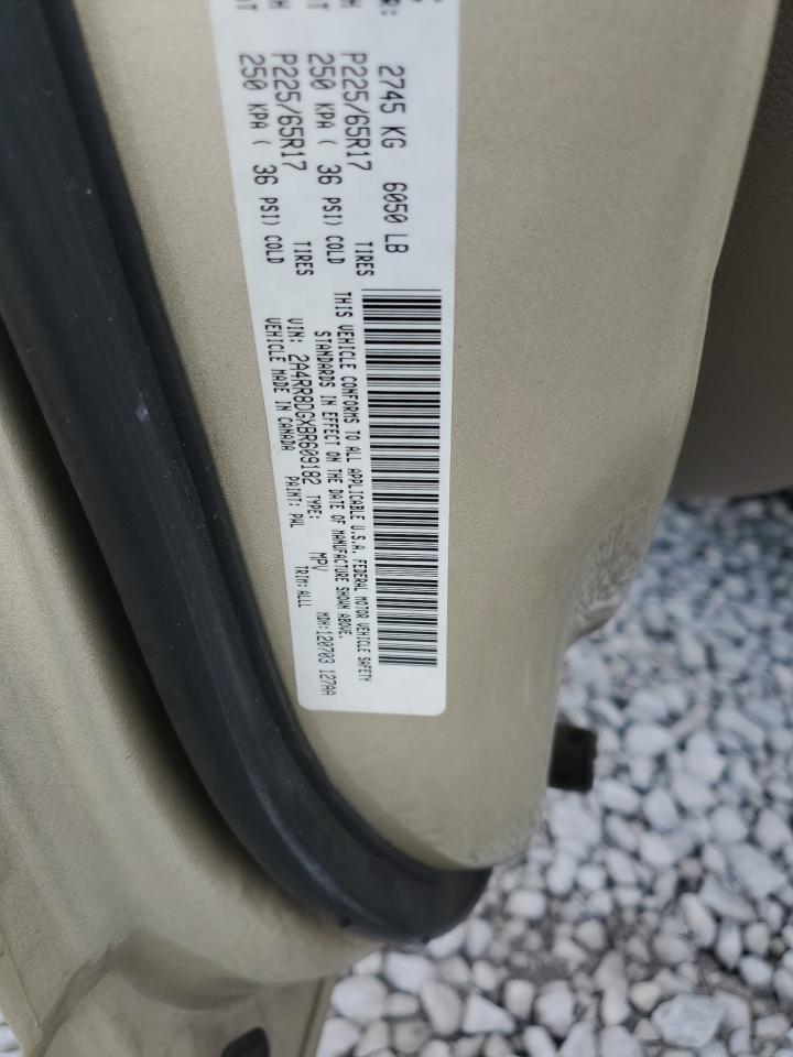 2011 Chrysler Town & Country Touring L VIN: 2A4RR8DGXBR609182 Lot: 91813205