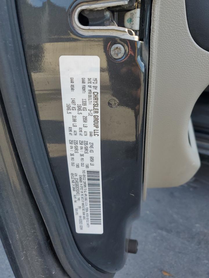 2012 Dodge Grand Caravan Se VIN: 2C4RDGBG9CR324511 Lot: 93079205