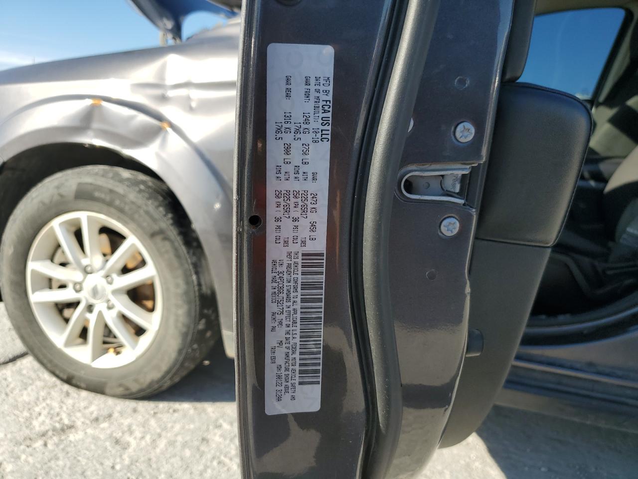 2018 Dodge Journey Sxt VIN: 3C4PDCBG6JT521775 Lot: 90626315