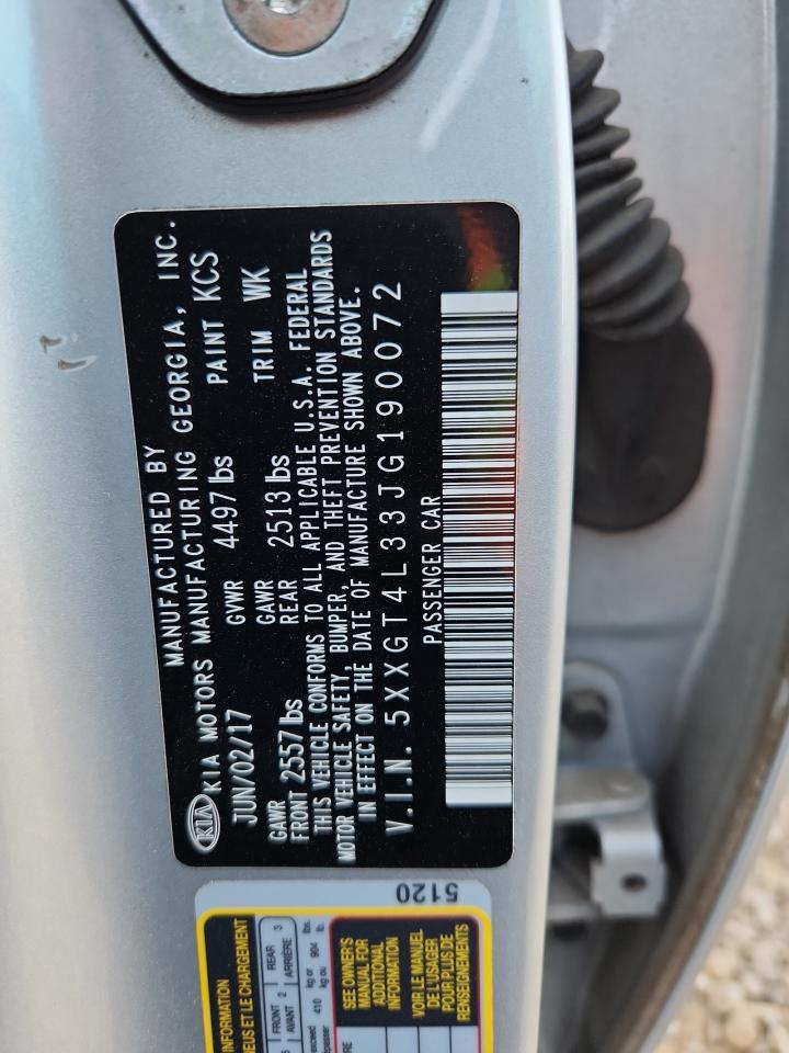 2018 Kia Optima Lx VIN: 5XXGT4L33JG190072 Lot: 93199955